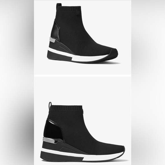 Michael Kors Skyler Wedge Sneakers - Picture 2 of 12